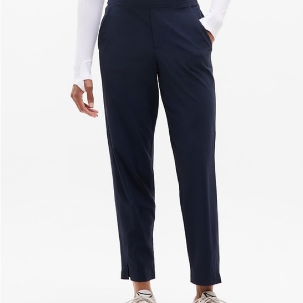Athleta Brooklyn Mid Rise Ankle Pant Navy